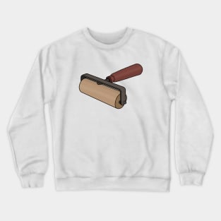 Rubber Printing Roller Tool Crewneck Sweatshirt